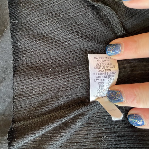 Simply Vera Black Drape Sweater - Picture 11 of 11